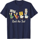 Rock The Test Goose Testing Day Energy Teacher T-Shirt - T-Shirt | Navy