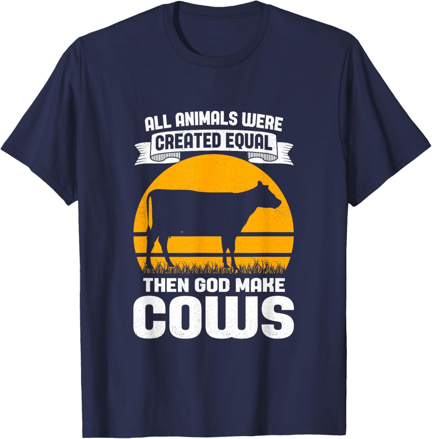 Funny Cow Lover Quote Farmer Men Women Boys Girls Cows T-Shirt - T-Shirt | Navy