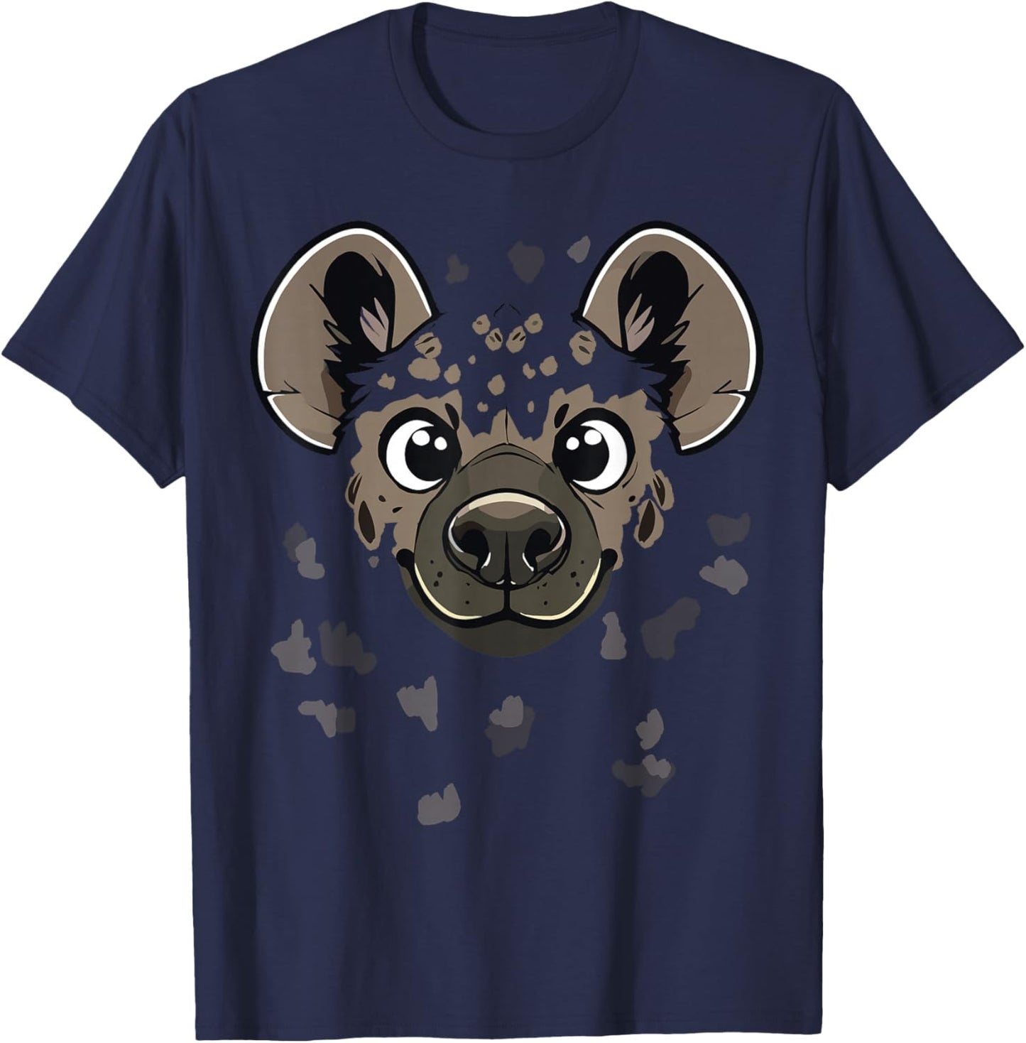 Funny Hyena costume, funny Hyena face costume T-Shirt - T-Shirt | Navy