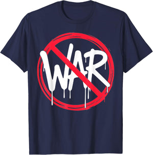No War Anti Stop War T-Shirt - T-Shirt | Navy