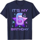 It's My 6th Birthday Girls 6 Years Old Birthday K-pop Kids T-Shirt - T-Shirt | Navy