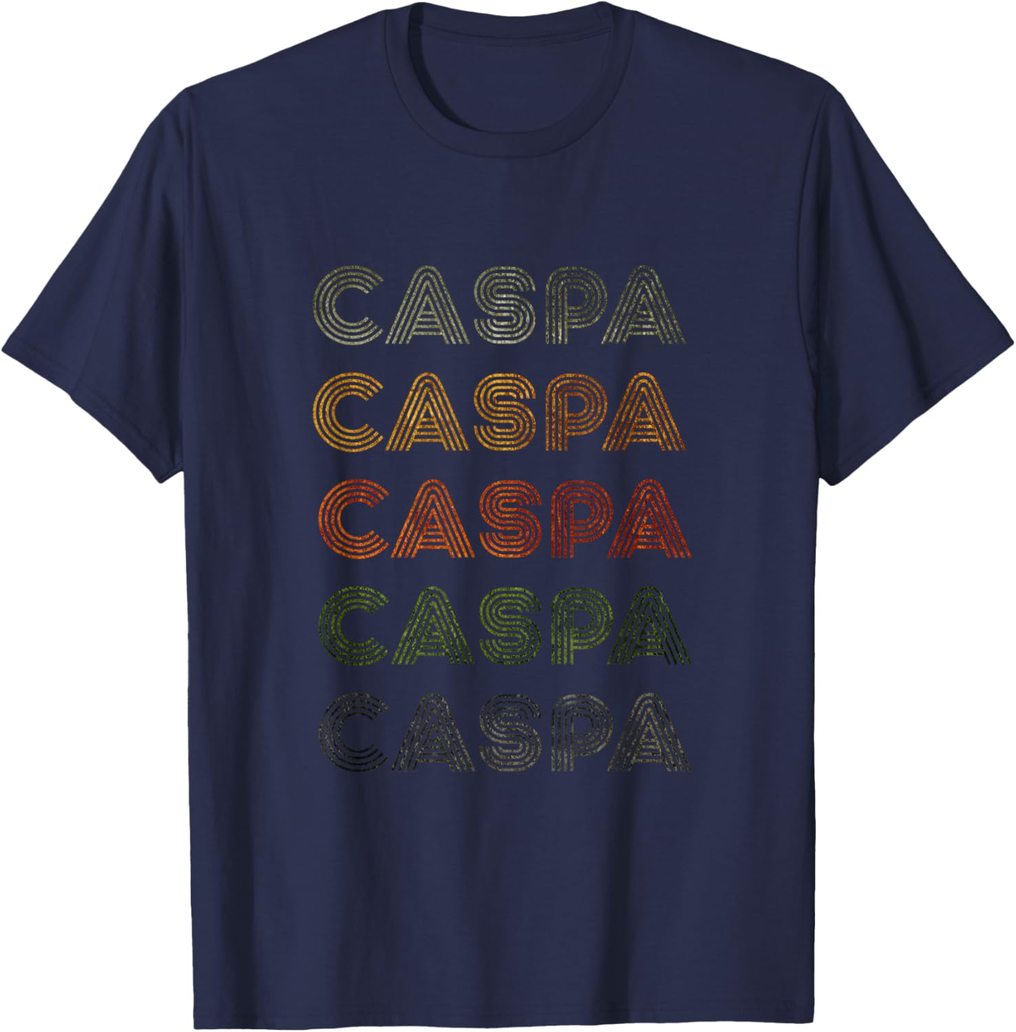 Love Heart Caspa Grunge Vintage Style Black Caspa T-Shirt - T-Shirt | Navy