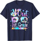 Peace Out First Grade Cute Tie Dye Last Day Of 1st Grade T-Shirt - T-Shirt | Navy