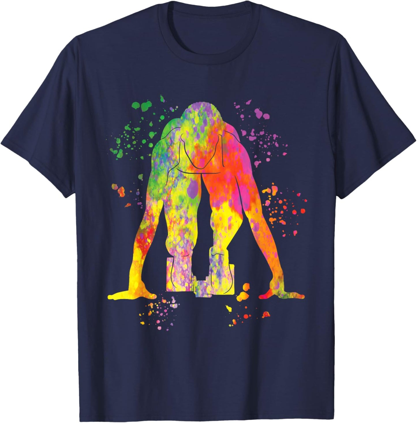 Sprinter Colorsplash Sprinting Kids Sprint T-Shirt - T-Shirt | Navy