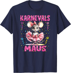 Carnival Mouse Girls' Carnival Costume Confetti T-Shirt - T-Shirt | Navy