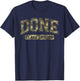 Done Class of 2026 Camo Graduation Seniors 2026 for Student T-Shirt - T-Shirt | Navy