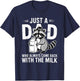Just a Dad Who Always Came Back Raccoon Father's Day T-Shirt - T-Shirt | Navy