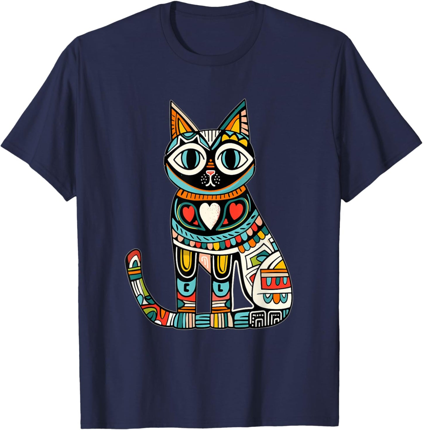 Chania Greece Vacation Greek Cat Lover T-Shirt - T-Shirt | Navy