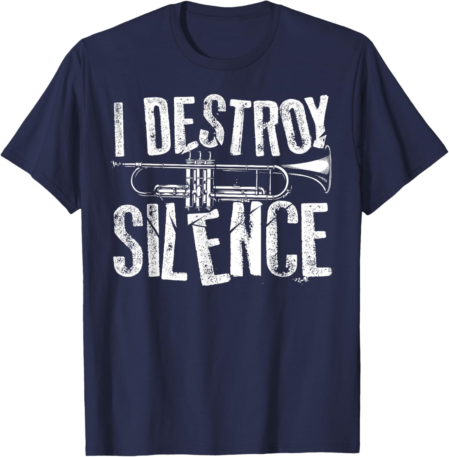 Best Trumpet Player Art Women Trumpetist Gag Trumpet T-Shirt - T-Shirt | Navy