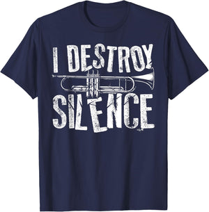 Best Trumpet Player Art Women Trumpetist Gag Trumpet T-Shirt - T-Shirt | Navy