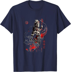 Sun Wukong The Monkey King T-Shirt - T-Shirt | Navy