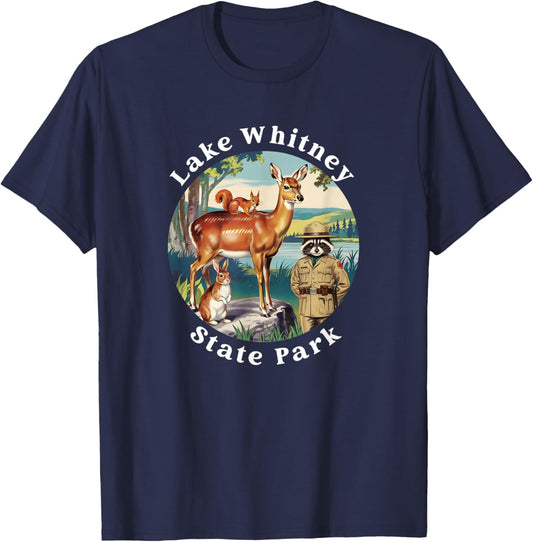 Lake Whitney State Park Texas Outdoors Vacation Souvenir T-Shirt - T-Shirt | Navy