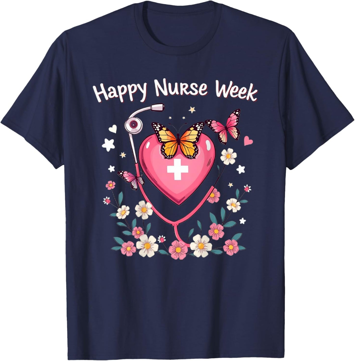 Happy National Nurses Week - Nurse Appreciation Week 2026 T-Shirt - T-Shirt | Navy