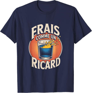 Apéro Ricard – Fresh as Un Ricard T-Shirt - T-Shirt | Navy