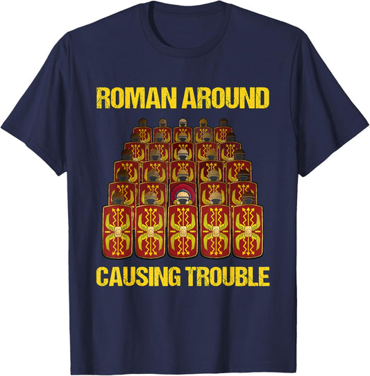 Roman Legions Funny Roman Empire T-Shirt - T-Shirt | Navy