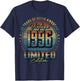 Vintage 1996 Limited Edition Shirt 30 Year Old 30th Birthday T-Shirt - T-Shirt | Navy