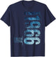 February 1966 Man Woman 60th Birthday Limited Edition T-Shirt - T-Shirt | Navy