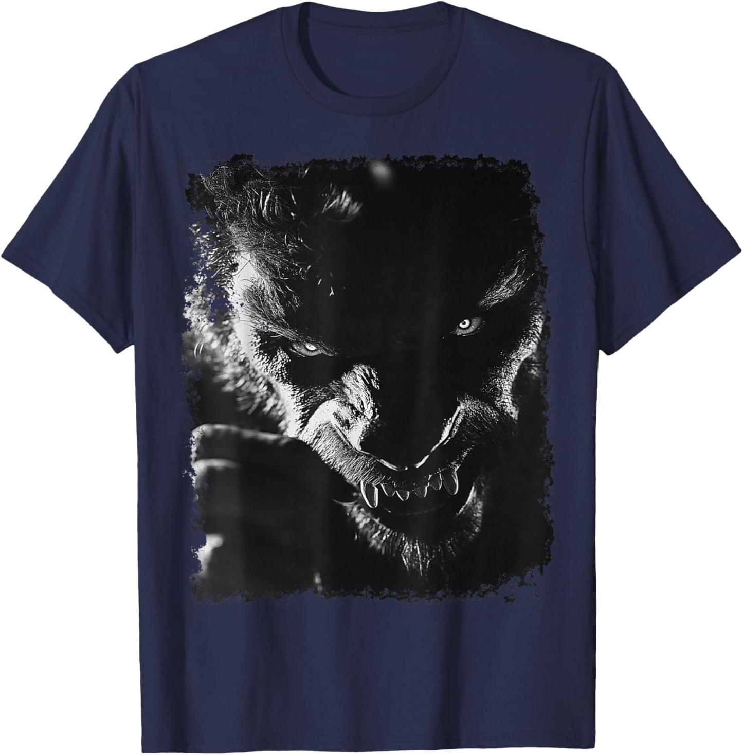 Werewolf Horror T-Shirt - T-Shirt | Navy