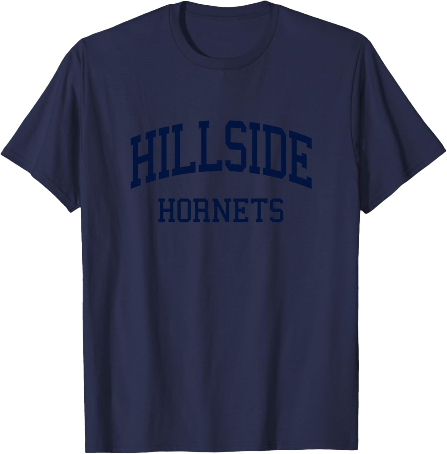 Hillside High School HS Durham NC Retro T-Shirt - T-Shirt | Navy