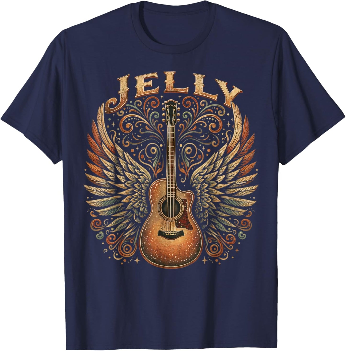 Retro Classic 70s 80s 90s Jelly Name Gifts Women Kid T-Shirt - T-Shirt | Navy