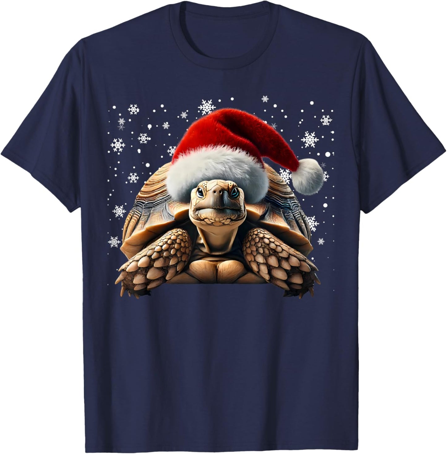 Christmas Tortoise T-Shirt - T-Shirt | Navy