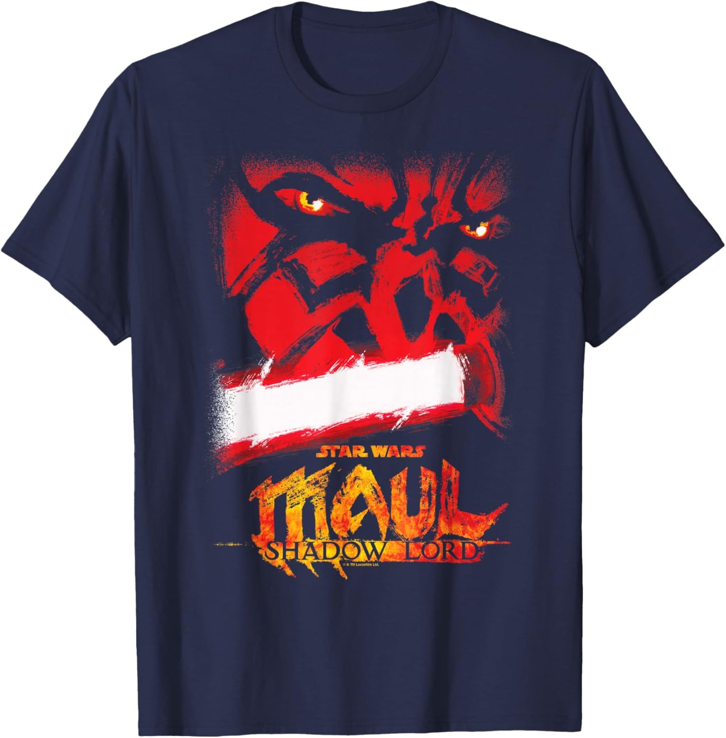 Star Wars: Maul - Shadow Lord - Poster T-Shirt - T-Shirt | Navy