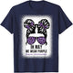 In May We Wear Purple Systemic Lupus Erythematosus Awareness T-Shirt - T-Shirt | Navy