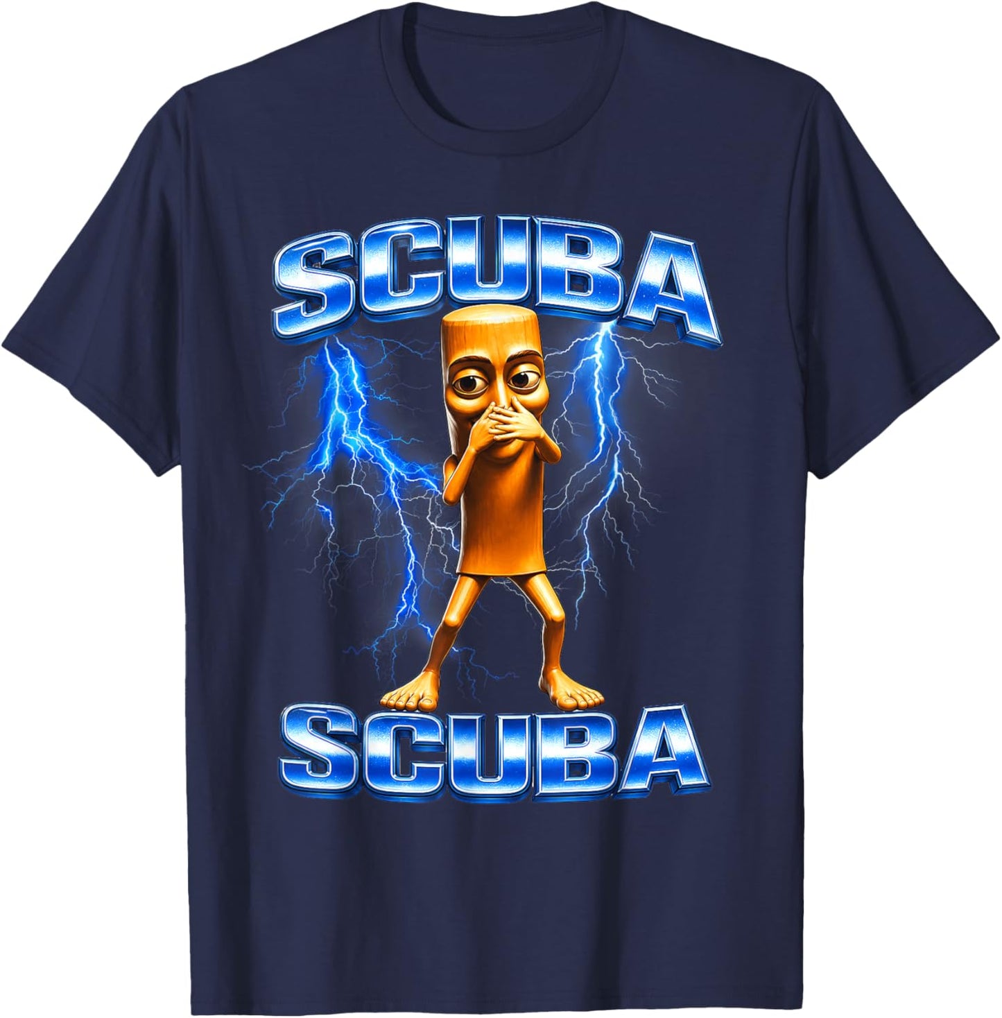 Scuba Dance Meme T-Shirt - T-Shirt | Navy