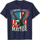 Patriotic American Unborn Lives Matter Pro-Life Catholic Men T-Shirt - T-Shirt | Navy