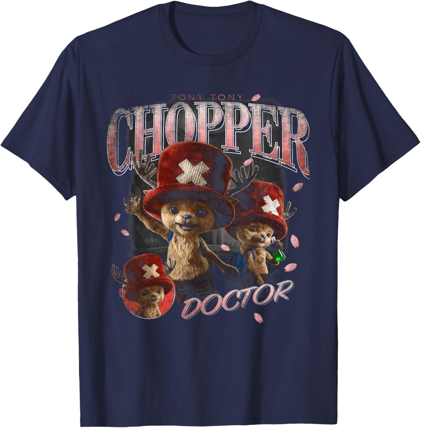 One Piece Chopper Bootleg T-Shirt - T-Shirt | Navy