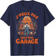 Funny Dad Bricoleur J'peux Pas J'Ai Garage DIY Funny T-Shirt - T-Shirt | Navy