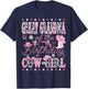 Great Grandma Of The Birthday Cow Girl Rodeo Great Grandma T-Shirt - T-Shirt | Navy