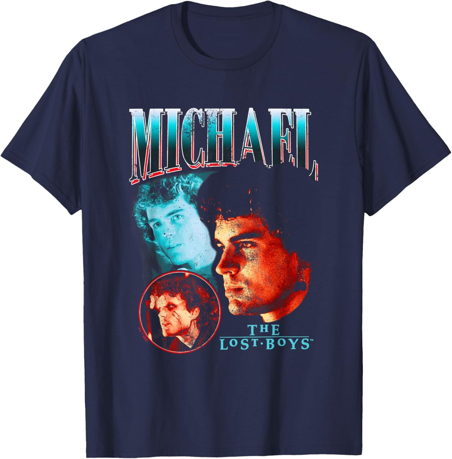 The Lost Boys Michael Bootleg T-Shirt - T-Shirt | Navy