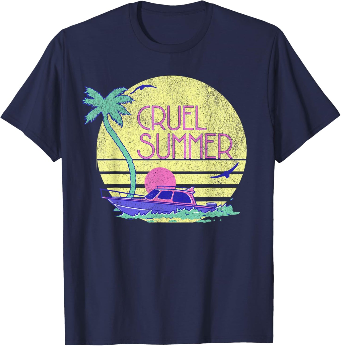 Cruel Summer T-Shirt - T-Shirt | Navy