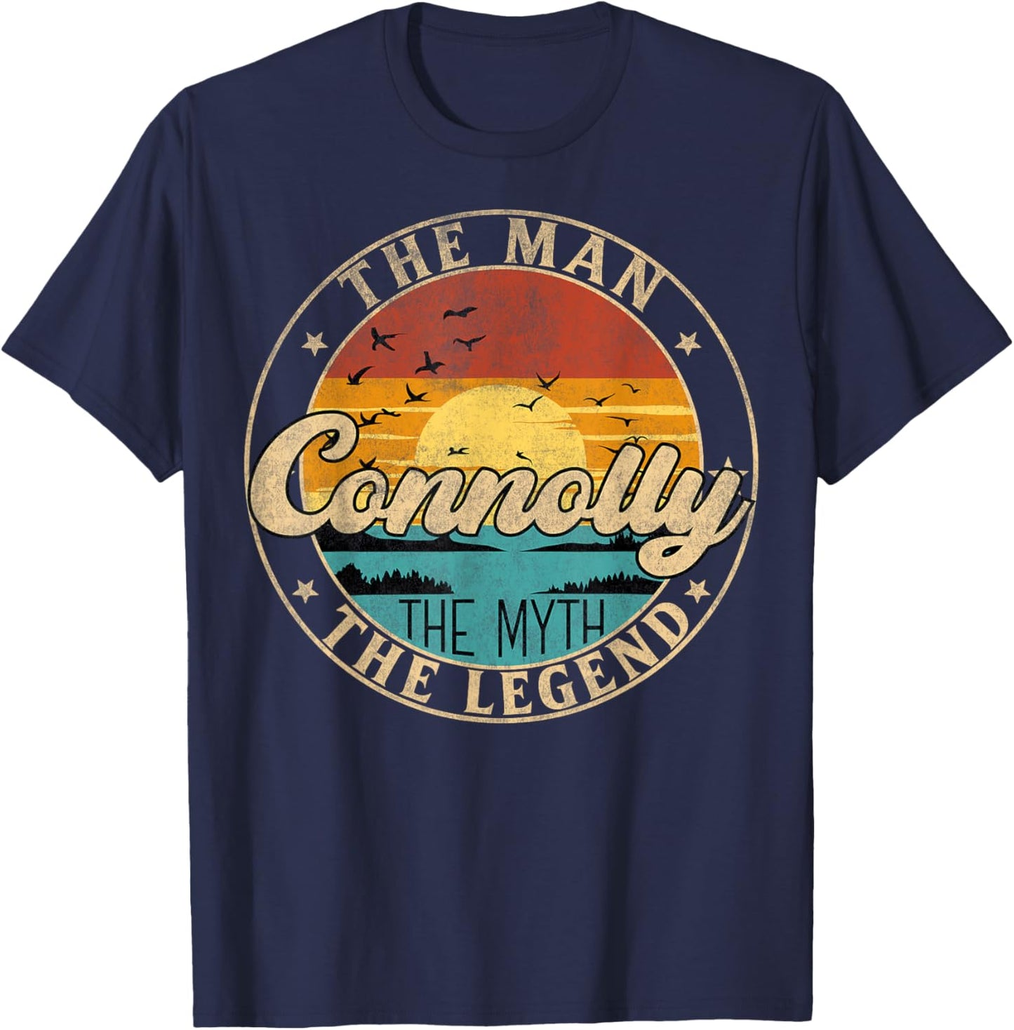 CONNOLLY The Man The Myth The Legend First Name T-Shirt - T-Shirt | Navy