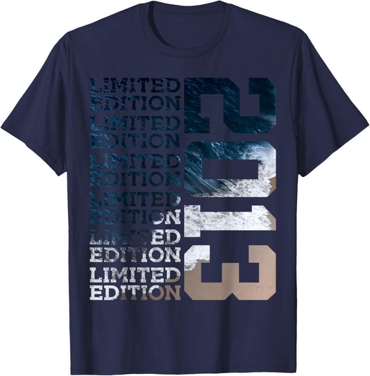 13 Years Limited Edition 2013 13TH Birthday T-Shirt - T-Shirt | Navy