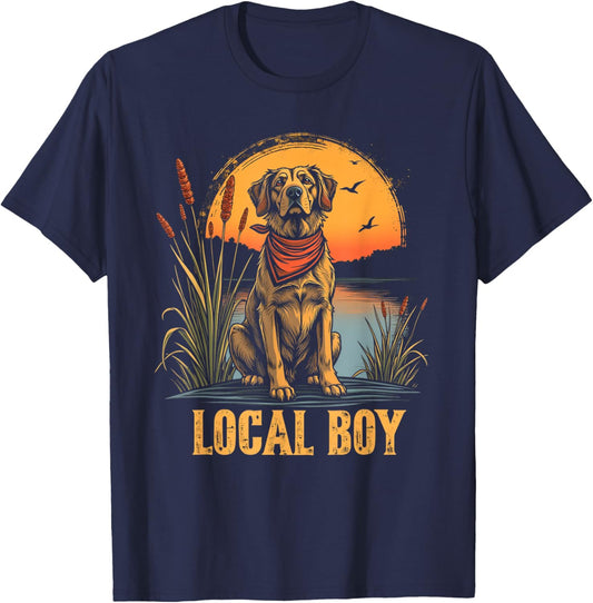 Local BOY Dog Lover T-Shirt - T-Shirt | Navy