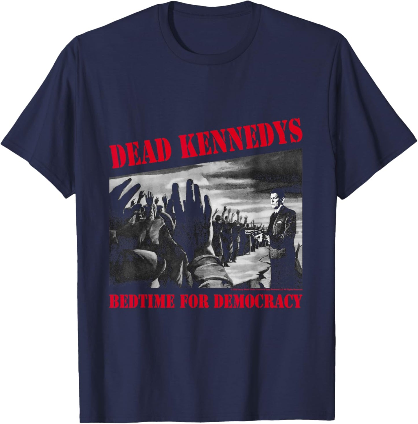 Dead Kennedys Bedtime for Democracy Vintage Punk Band T-Shirt - T-Shirt | Navy