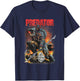 Predator Ready To Hunt Big Chest Iconic Retro Poster V2 T-Shirt - T-Shirt | Navy
