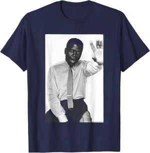 Sidney Poitier Actor 1961 Duffy Archive Photography T-Shirt - T-Shirt | Navy