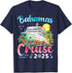 Bahamas Cruise 2025 Family Matching Cruise Vacation Trip T-Shirt - T-Shirt | Navy