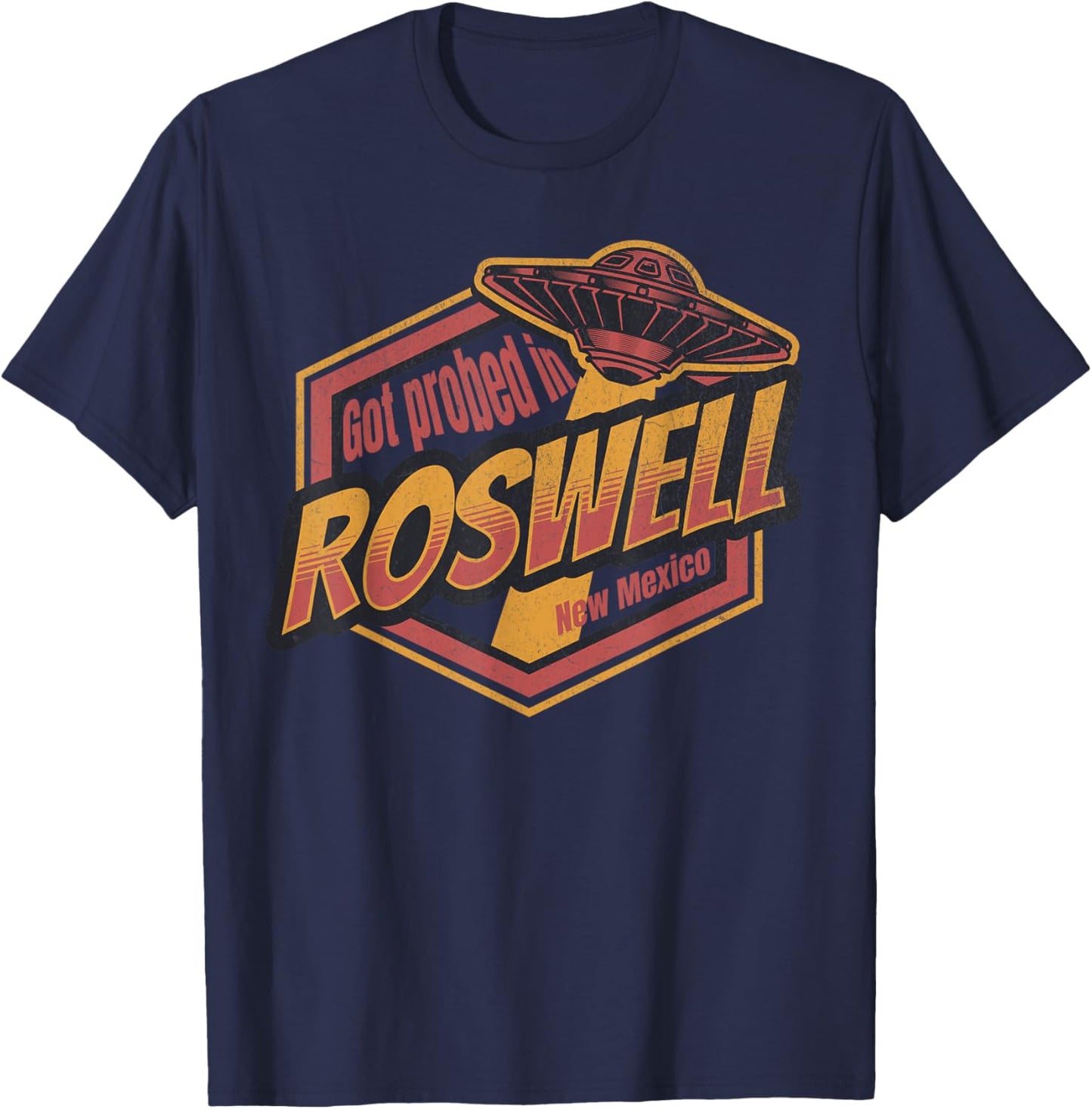 Got Probed in Roswell (Best Souvenir Ever) T-Shirt - T-Shirt | Navy