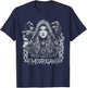 Dark Goddess The Morrigan Celtic Goddess Dark Pagan Raven T-Shirt - T-Shirt | Navy