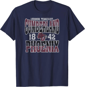 Cumberland Phoenix Vintage Scroll Officially Licensed T-Shirt - T-Shirt | Navy