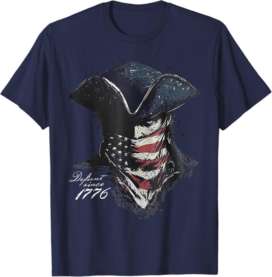 Defiant Since 1776 T-Shirt - T-Shirt | Navy