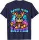 Happy 420 Easter Funny Smoking Easter Bunny Men Women T-Shirt - T-Shirt | Navy