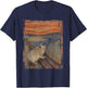 Hyrax Scream Meme Vintage Awawa Hyrax Lover T-Shirt - T-Shirt | Navy