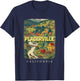 Placerville California CA Gold Rush Glory SD720 T-Shirt - T-Shirt | Navy