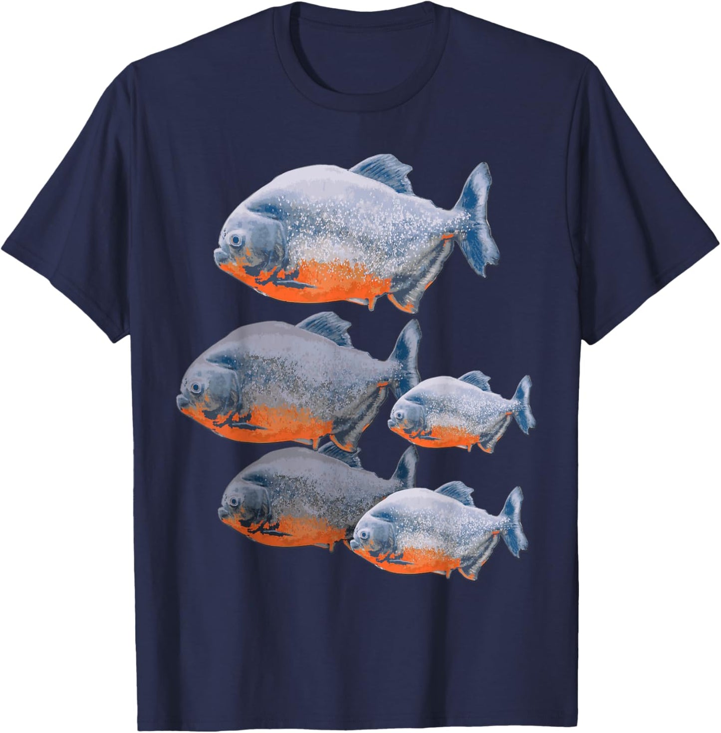 Piranha T-Shirt - T-Shirt | Navy