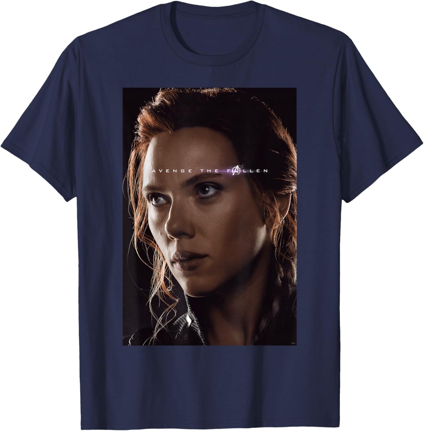 Marvel Avengers: Endgame Black Widow Poster T-Shirt - T-Shirt | Navy